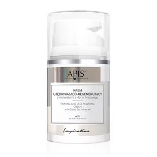 Apis ACTIVESHOP INSPIRATION, KREM DO TWARZY UJĘDRNIAJĄCO-REGENERUJĄCY NA NOC 40+, 50 ML - Kremy do twarzy - miniaturka - grafika 1