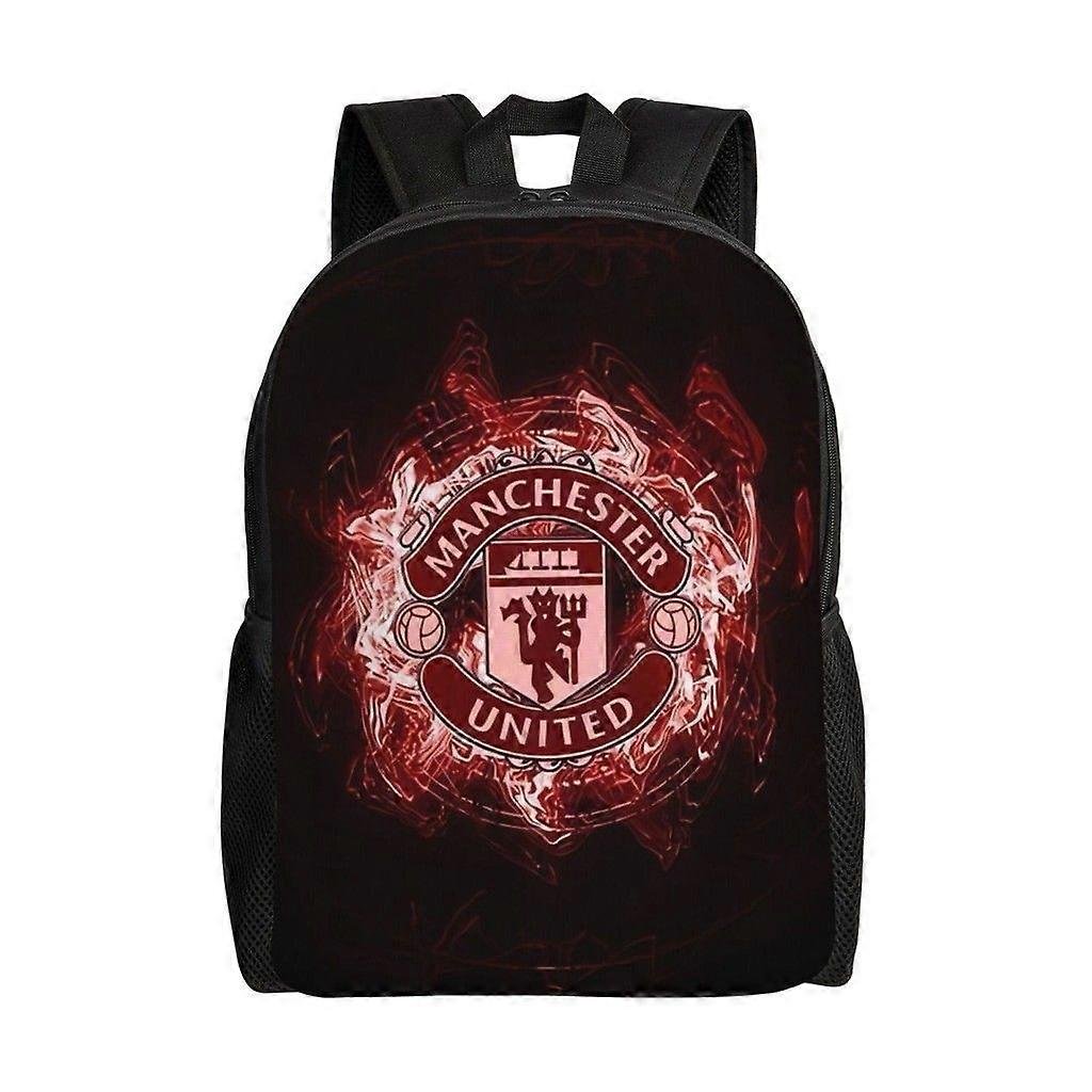 Wszechstronny plecak Manchester United Zmywalny plecak szkolny w stylu casual Modna torba na komputer z tkaniny Oxford Unisex-hjka4312