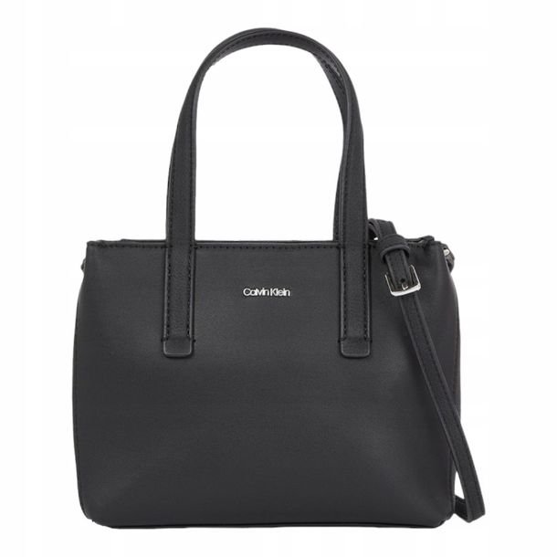 Calvin Klein Torebka Damska Ck Must Mini Tote_pu/nubuck Czarna