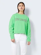 Bluzy damskie - Noisy May Bluza Arya 27027539 Zielony Loose Fit - miniaturka - grafika 1