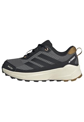 adidas Uniseks - dzieci Terrex Trailmaker 2 RAIN.RDY Hiking Shoes Kids, Grey Six/Core Black/Bronze Strata, 35.5 EU