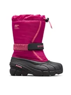 Buty dla dziewczynek - Sorel Śniegowce Flurry™ 2114081684 Różowy - miniaturka - grafika 1
