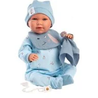 Lalki dla dziewczynek - Lalka bobas Mimo 42cm Llorens - miniaturka - grafika 1