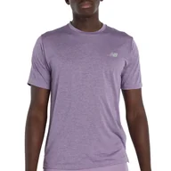 Koszulki męskie - Koszulka męska New Balance MT41253AB7 - fioletowa - miniaturka - grafika 1