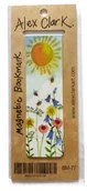 Zakładki do książek - Zakładka do książki BM77 Słońce i kwiaty - Alex Clark - miniaturka - grafika 1
