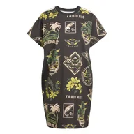 Sukienki - Damska Sukienka ADIDAS FARM T DRESS JL7004 – Czarny - miniaturka - grafika 1