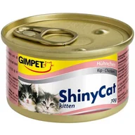 Mokra karma dla kotów - Gimpet ShinyCat Kitten kurczak 6x70g - miniaturka - grafika 1
