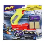 Samochody i pojazdy dla dzieci - Hasbro NERF NITRO THROTTLESHOT BLITZ ŻÓŁTY C0783 ZH-C0783 - miniaturka - grafika 1