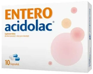Entero Acidolac x 10 kaps. - Witaminy i minerały Entero Acidolac x 10 kaps. - Witaminy i minerały - miniaturka - grafika 1