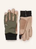 Rękawiczki - Salewa Rękawiczki Multisportowe Ortles Z Funkcją Ekranu Dotykowego gruen - miniaturka - grafika 1