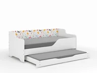 Łóżeczka i kojce - Łóżko dziecięce LILU 160x80 DINOZAURY z funkcją spania - miniaturka - grafika 1