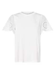 Vila - T-shirt damski, biały - Koszulki i topy damskie - miniaturka - grafika 1