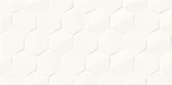 Płytki ceramiczne - Glazura Wt1012 Alterio white hexa structure satin rectified 29,8x59,8 Cersanit - miniaturka - grafika 1