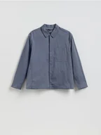 Dresy męskie - Reserved - Kurtka z kołnierzem - granatowy - miniaturka - grafika 1