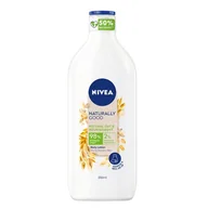 Balsamy i kremy do ciała - Nivea Naturally Good Natural Oat mleczko do ciała 350 ml dla kobiet - miniaturka - grafika 1