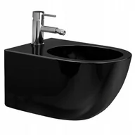 Bidety - REA Bidet podwieszany Carlo Mini Czarny C6380 - miniaturka - grafika 1