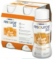 Desery dla dzieci - Nestle Resource 2.0 Morelowy 4 X 200 Ml - miniaturka - grafika 1