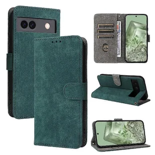Foxdock Etui na gniazda kart Google Pixel 8A Pokrywa Zamknięcie magnetyczne Portfel Flip Folio Skóra PU Blokowanie RFID Zielony - Portfele - miniaturka - grafika 1