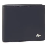 Portfele - Duży Portfel Męski Lacoste Small Billfold NH1115FG Granatowy - miniaturka - grafika 1
