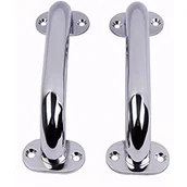 Zawiasy, okucia i inne akcesoria - 2x stal nierdzewna, uchwyt kotwicy do łodzi, 9-calowy okrągły uchwyt, polerowany uchwyt morski, akcesoria wędkarskie do łodzi na jachtach/kamperach - miniaturka - grafika 1