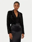 Marynarki i żakiety damskie - Rinascimento Marynarka CFC0121944003 Czarny Regular Fit - miniaturka - grafika 1