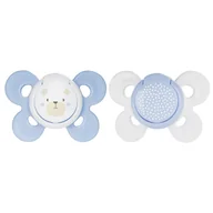 Smoczki uspokajające - Chicco Smoczek do uspokajania Physio Comfort niebieski 0-6m 7491121 - miniaturka - grafika 1
