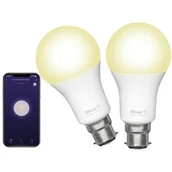 Żarówki LED - TRUST Inteligentna żarówka LED TRUST 71299 9W B22 Wi-Fi 2 szt. - miniaturka - grafika 1