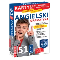 Język angielski Gramatyka Karty edukacyjne Nowa - Filologia i językoznawstwo - miniaturka - grafika 1