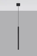 Lampy sufitowe - Sollux Lighting Lampa wisząca PASTELO 1 czarna - miniaturka - grafika 1