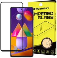 Szkła hartowane na telefon - Wozinsky super wytrzymałe szkło hartowane Full Glue na cały ekran z ramką Case Friendly Samsung Galaxy M51 czarny - miniaturka - grafika 1