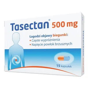 Tasectan 500mg x15 kapsułek - Układ pokarmowy - miniaturka - grafika 1