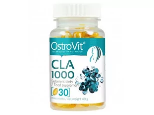 Ostrovit CLA 1000 30 kaps 74 - Spalacze tłuszczu - miniaturka - grafika 1