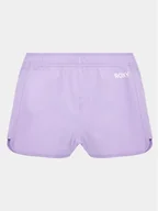 Spodenki damskie - Roxy Szorty plażowe ERGBS03107 Fioletowy Regular Fit - miniaturka - grafika 1