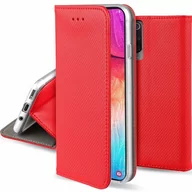 Portfele - Etui SAMSUNG GALAXY A22 5G portfel z klapką Flip Magnet czerwone - miniaturka - grafika 1