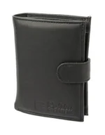 Portfele - Portfel Męski PolskaGalanteria (PL) Skórzany Pionowy Z Zapięciem Skóra Cielęca Dwa Skrzydełka Duża Kieszeń Na Bilon SC1 - miniaturka - grafika 1