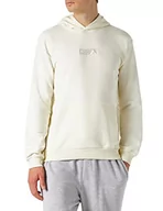 Bluzy męskie - FILA Męska bluza z kapturem BELTINCI Hoody, Egret, L - miniaturka - grafika 1