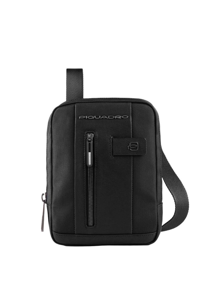 Borsello porta iPad®mini in tessuto riciclato Uomo piquadro CA3084BR2-N Nero