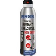 Zwalczanie i odstraszanie szkodników - Bros spray na komary i kleszcze 50% DEET 180ml 449165 - miniaturka - grafika 1