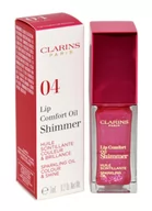 Błyszczyki do ust - Clarins olejek do ust z drobinkami 7 ml - Nr 04 Pink Lady - miniaturka - grafika 1