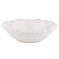 Miski i półmiski - Salaterka Bellissima ze złotą obwódką 23 cm biały - miniaturka - grafika 1