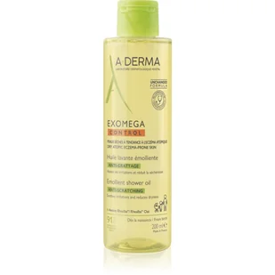 A-Derma Exomega Control Emollient Shower Oil zmiękczający olejek pod prysznic do skóry suchej i atopowej 200 ml - Kremy dla dzieci - miniaturka - grafika 1