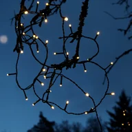 Oświetlenie świąteczne - Lampki choinkowe LED 80 diod 8m białe ciepłe - miniaturka - grafika 1