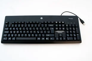 HP 724720-181 klawiatura USB AZERTY Czarny 724720-181 - Klawiatury - miniaturka - grafika 1