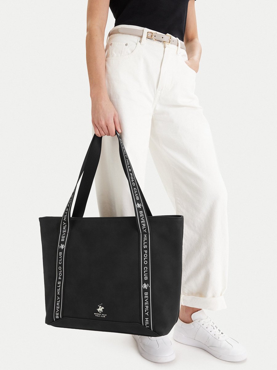 Beverly Hills Polo Club Torebka na telefon Damskie Czarny BEVERLY HILLS POLO CLUB-CWBEO-BHPC-L-016-09 Czarny