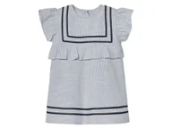 Sukienki i spódniczki dla dziewczynek - lupilu® Sukienka niemowlęca z bawełny (Niebieski, 50/56) - miniaturka - grafika 1