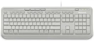 Klawiatury - Microsoft Wired Keyboard 600 Biały ANB-00032 - miniaturka - grafika 1