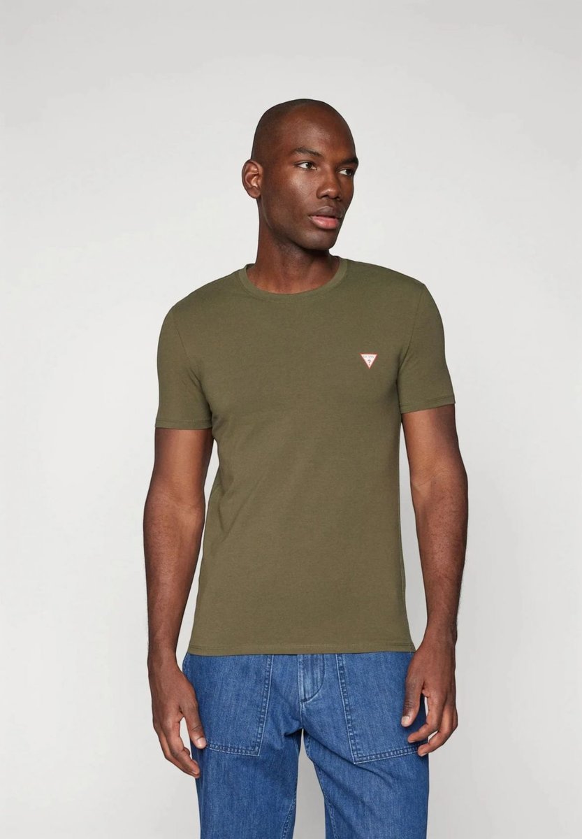 t-shirt uomo guess m2yi24 j1314 core tee g8f6 olive morning
