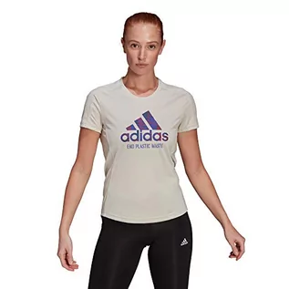 Koszulki i topy damskie - Adidas Damska koszulka Rfo GPX W Szary Alumin L GJ6462 - grafika 1