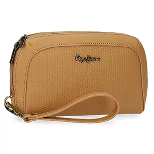 Pepe Jeans Lena Torebka Brązowy 20x11x4 cms Skóra syntetyczna, Brązowy, Bolso de Mano, Torba na rękę - Torebki damskie - miniaturka - grafika 1