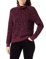 Swetry damskie - GERRY WEBER Edition Damski sweter 770543-44713, czerwony/pomarańczowy/fioletowy/różowy, 36 (DE) - miniaturka - grafika 1